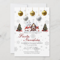 Invitation à la fête de Noël Posada Navideña