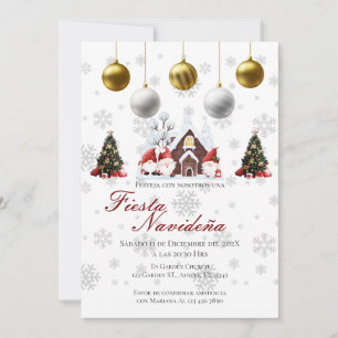 Invitation à la fête de Noël Posada Navideña