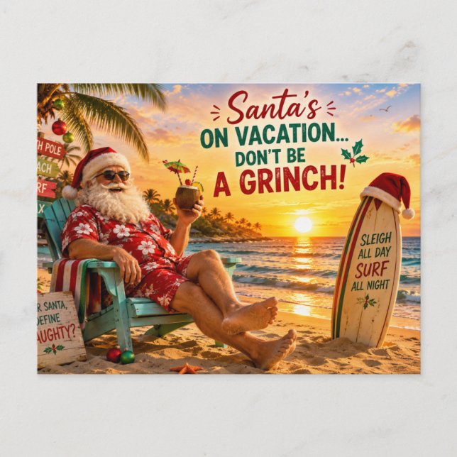 Invitation à la fête de Noël sur la plage du Père  (Devant)
