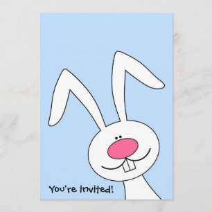 Invitation à la fête de Pâques Bunny