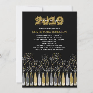 Invitation à la fête de photos de fin d'études ave