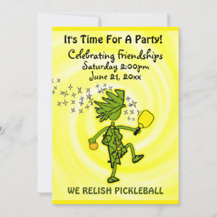 Invitation à la fête de Picklball Relish