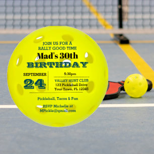 Invitation à la fête de Pickleball
