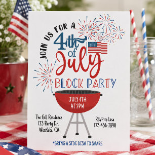 Invitation à la fête de quartier du 14 juillet