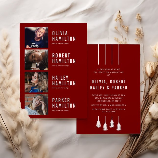 Invitation à la fête de remise conjointe des diplô (Créateur téléchargé)