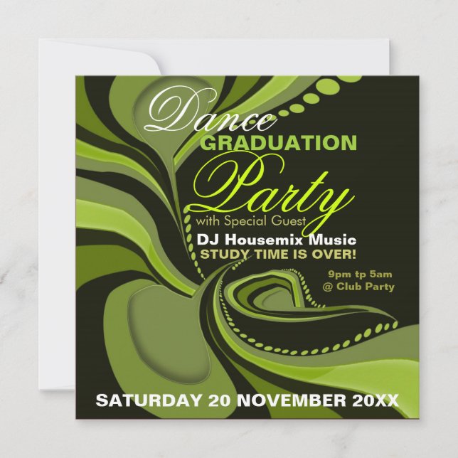 Invitation à la fête de remise de diplôme de la Di (Devant)