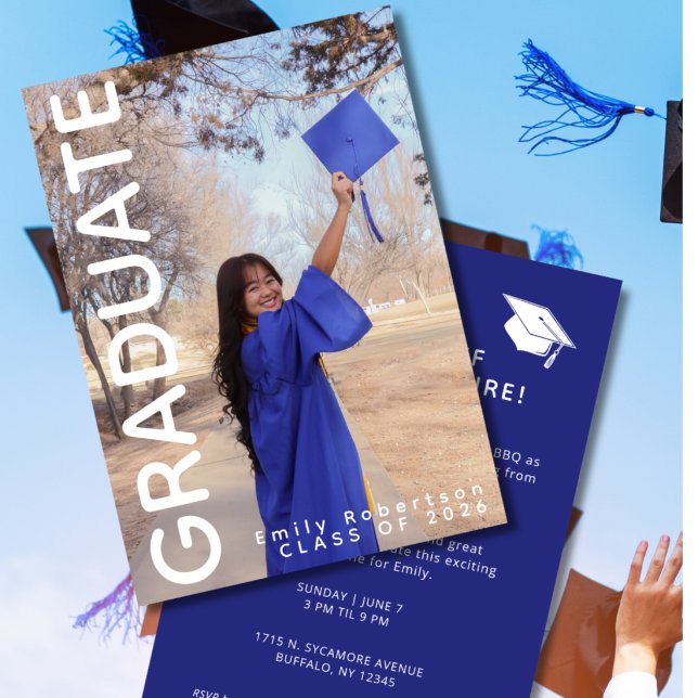 Invitation à la fête de remise des diplômes (Créateur téléchargé)