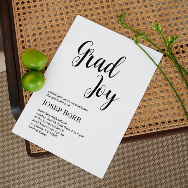 Invitation à la fête de remise des diplômes (Créateur téléchargé)