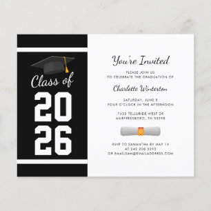 Invitation à la fête de remise des diplômes 2026