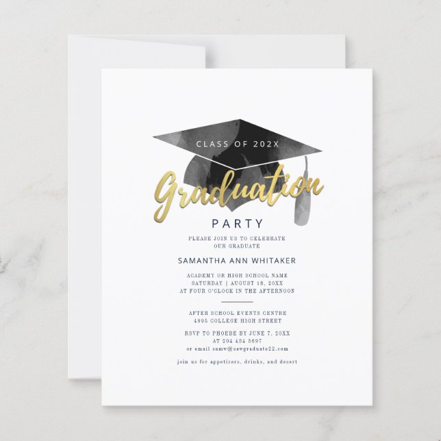 Invitation à la fête de remise des diplômes 2026 (Devant)