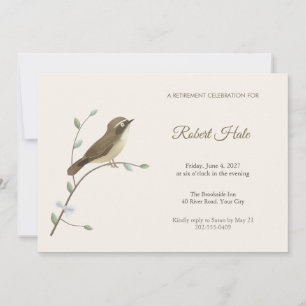Invitation à la fête de retraite de la Fauvette à 