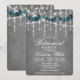 Invitation à la fête de retraite d'hiver