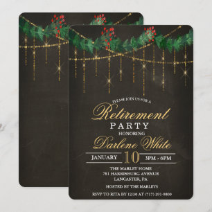 Invitation à la fête de retraite d'hiver