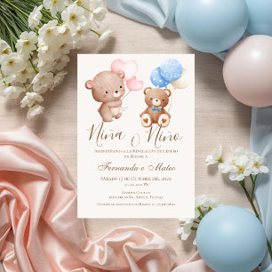 Invitation à la fête de révélation du sexe avec ba