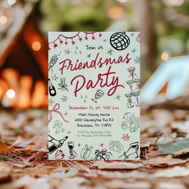 Invitation à la fête des amis, Noël (Créateur téléchargé)