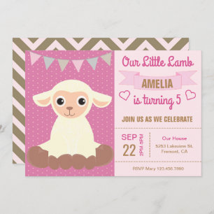 Invitation à la fête des Anniversaires de enfants 