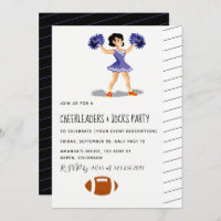 Invitation à la fête des Cheerleaders et Jocks