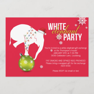 Invitation à la fête des éléphants blancs| Rouge r