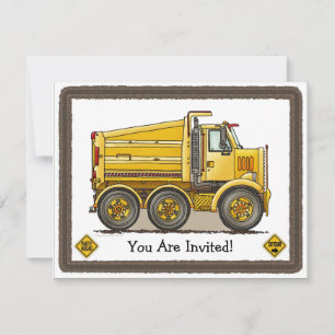 Invitation à la fête des enfants du camion-citerne