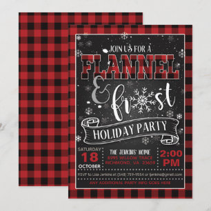 Invitation à la Fête des Fêtes de Flanel et de Fro