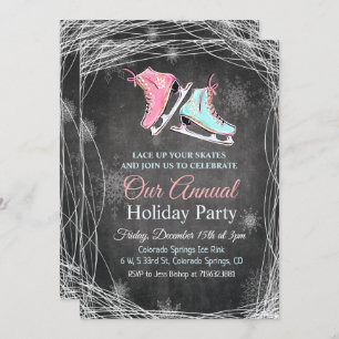 Invitation à la Fête des fêtes de patinage sur gla