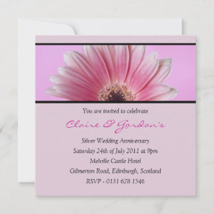 Invitation à la fête des fleurs roses