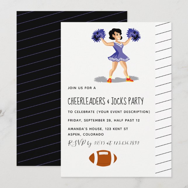 Invitation à la fête des meneuses de claque et des (Devant / Derrière)