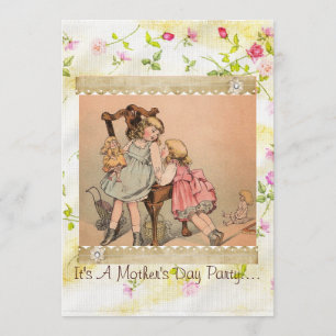 Invitation à la fête des mères de Mys Rosebud