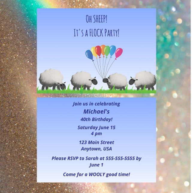 Invitation à la Fête des Moutons – Oh Mouton C'est (Créateur téléchargé)