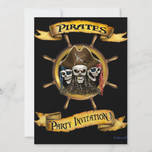 Invitation à la fête des pirates