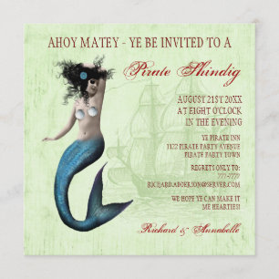 Invitation à la fête des pirates