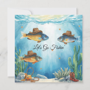 Invitation à la fête des poissons cow-boys de l'aq