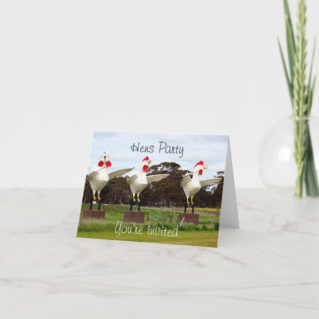 Invitation à la fête des poules (Devant)