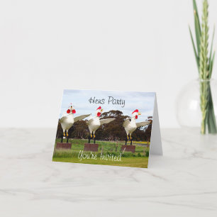 Invitation à la fête des poules