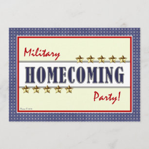 Invitation à la Fête des Stars du retour des milit