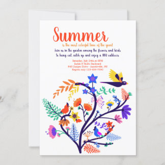 Invitation à la fête d'été