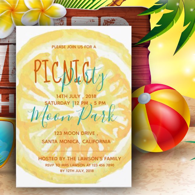 Invitation à la fête d'été (Créateur téléchargé)