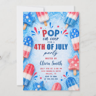 Invitation à la fête d'été du 4 juillet