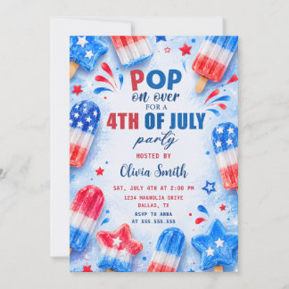 Invitation à la fête d'été du 4 juillet