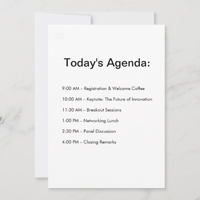 Invitation à la fête d'été tropicale  (Devant)