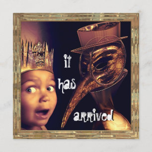 Invitation à la fête d'Halloween