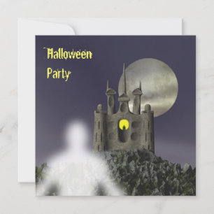 Invitation à la fête d'Halloween