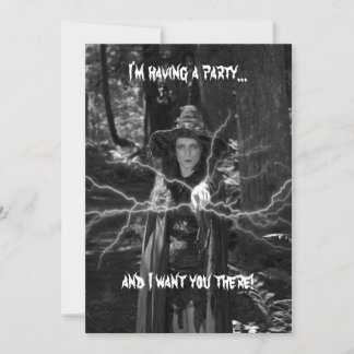 Invitation à la fête d'Halloween