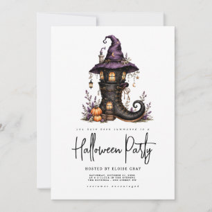 Invitation à la fête d'Halloween