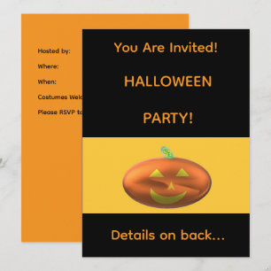 Invitation à la FÊTE D'HALLOWEEN