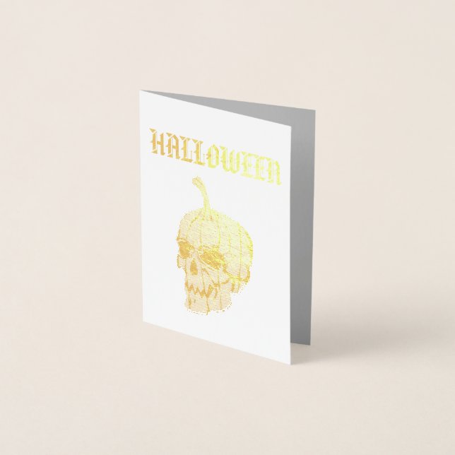 Invitation à la fête d'Halloween (Devant)