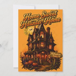 Invitation à la fête d'Halloween