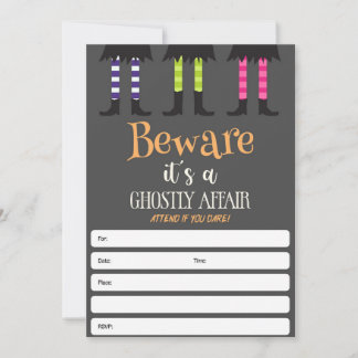 Invitation à la fête d'Halloween 