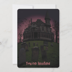 Invitation à la fête d'Halloween