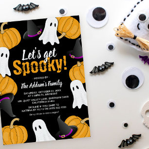 Invitation à la fête d'Halloween 'Amusons-nous à f